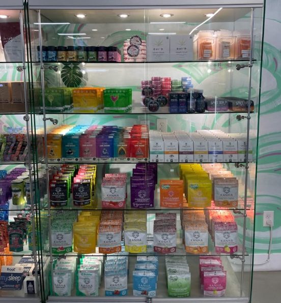 minerva products in dispensary